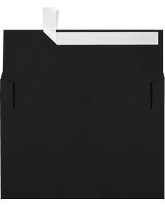 A7 1/2 Invitation Envelopes (5 1/2 x 7 1/2) with Peel & Seal - Midnight Black