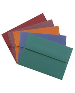 Assorted Colors 4 Bar 3 5/8 x 5 1/8 125 Envelopes