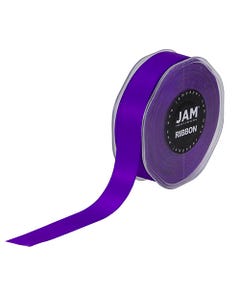 Purple Satin 7/8 Inches Thick x 25 yards Ribbon