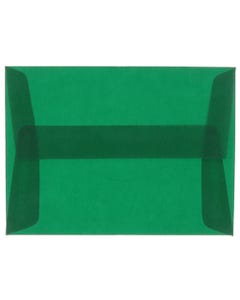Racing Green Translucent A2 4 3/8 x 5 3/4 Envelopes