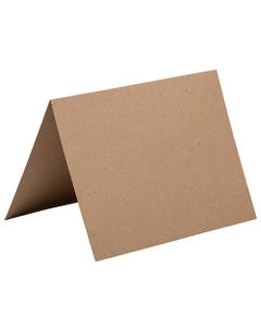 Brown Kraft Paper Bag 4 3/8 x 5 7/16 (fits inside an A2 envelope) 60lb. Foldover Cards