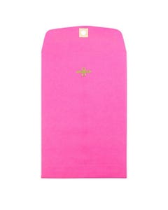 6 x 9 Open End Envelopes with Clasp - Magenta