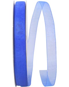 Royal Blue Chiffon 5/8 Inch x 100 Yards Sheer Ribbon