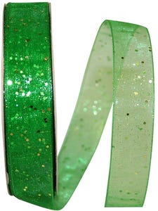 Sheer Emerald 5/8 Inch x 25 Yards Ribbon