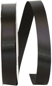 Charcoal Black Allure 7/8 Inch x 100 Yards Satin Ribbon