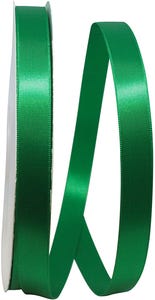Emerald Green 5/8 Inch x 100 Yards Satin Double Face Ribbon