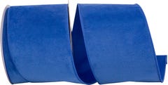 Royal Blue Plush 4 Inch x 10 Yards Velvet Ribbon