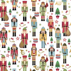 Traditional Nutcracker Bulk Wrapping Paper - 2082.5 Sq Ft