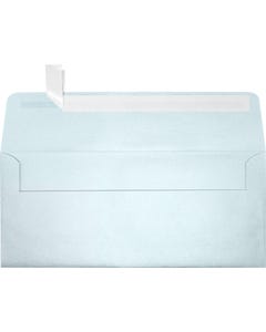 #10 Square Flap Envelopes (4 1/8 x 9 1/2) with Peel & Seal - Aquamarine Metallic