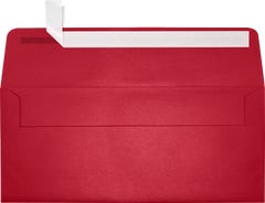 #10 Square Flap Envelopes (4 1/8 x 9 1/2) with Peel & Seal - Jupiter Red Metallic