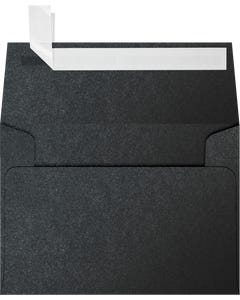 Anthracite Black Metallic A1 Invitation Envelopes (3 5/8 x 5 1/8) with Peel & Seal
