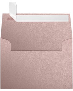 A1 Invitation Envelope (3 5/8 x 5 1/8) w/Peel & Seal - Misty Rose Metallic
