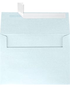 A7 Invitation Envelope (5 1/4 x 7 1/4) w/Peel & Seal - Aquamarine Metallic