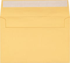 A9 Invitation Envelopes (5 3/4 x 8 3/4) with Peel & Seal - Gold Metallic