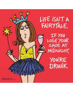 Life Isn't A Fairytale Cocktail Napkins