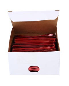 Red Metallic 4Inch x 2000 Pieces Twist Ties