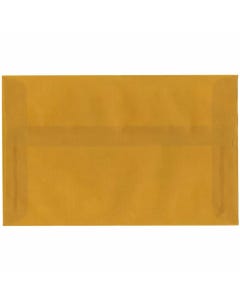 A10 Invitation Envelopes (6 x 9 1/2) - Ochre Gold Translucent