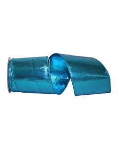 Turquoise Blue Lame 4 Inch x 10 Yards Ribbon