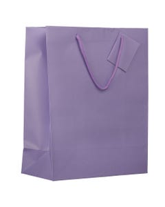 Lilac Matte Large 10 x 13 x 5 Gift Bag