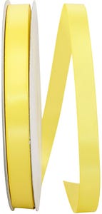 Lemon Yellow 5/8 Inch x 100 Yards Satin Double Face Ribbon