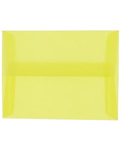 A1 Invitation Envelopes (3 5/8 x 5 1/8) - Primary Yellow Translucent