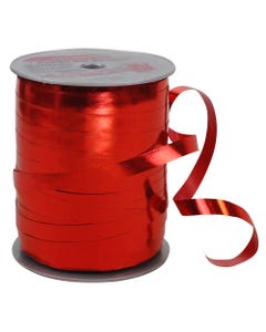 Metallic Red 3/8 Inch x 219 Yards Ribbon