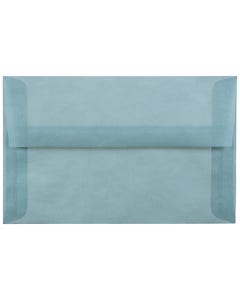 A10 Invitation Envelopes (6 x 9 1/2) - Ocean Blue Translucent