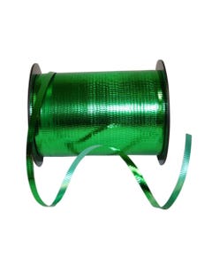 Plastic Metallic Emerald 3/16 Inch x 250 Yards Ribbon