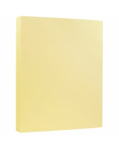 Light Yellow 80lb 8 1/2 x 11 Cardstock