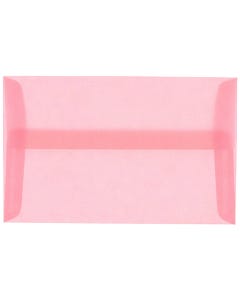 A10 Invitation Envelopes (6 x 9 1/2) - Blush Pink Translucent