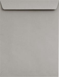 8 3/4 x 11 1/4 Open End Envelopes with Peel & Seal - Pastel Gray