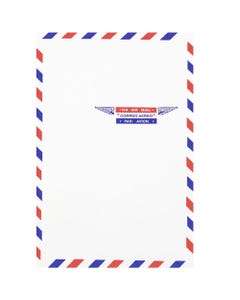 Airmail 6 x 9 Open End Envelopes