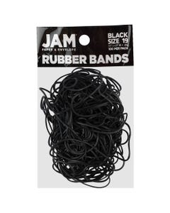Black Rubber Bands (Size 19)