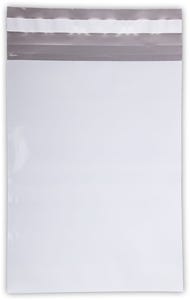 10 x 13 Poly Mailer with Peel & Seal - White