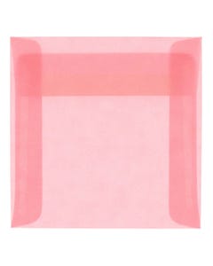 8 1/2 x 8 1/2 Square Envelopes - Blush Pink Translucent