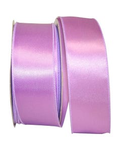 Lavender Satin 50 Yard Wired Edge Ribbon Roll 2 1/2" Wide Ribbon