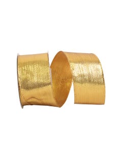 Antique Gold Lame 2 1/2 Inch x 25 Yards Ribbon