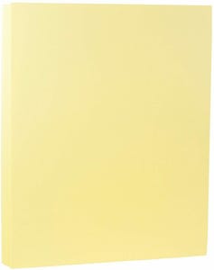 Light Yellow 28lb 8.5 x 11 Paper
