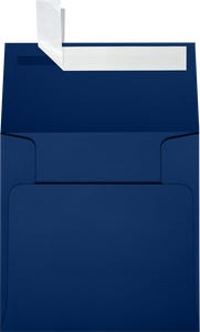 Navy Blue 32lb 4 x 4 Square Envelopes with Peel & Seal