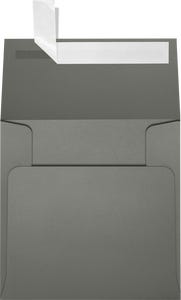 4 x 4 Square Envelopes with Peel & Seal - Dark Smoke Gray
