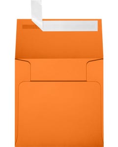 4 x 4 Square Envelope w/Peel & Seal - Mandarin