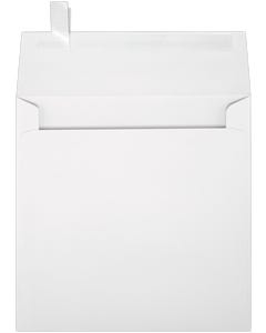 5 x 5 Square Envelopes with Peel & Seal - White 100% Recycled