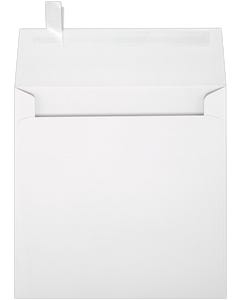 5 1/2 x 5 1/2 Square Envelopes with Peel & Seal - White 100% Recycled