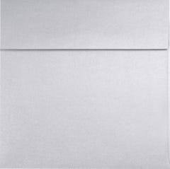 Silver Metallic 32lb 5 3/4 x 5 3/4 Square Envelopes with Peel & Seal