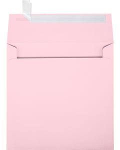 6 1/4 x 6 1/4 Square Envelopes with Peel & Seal - Candy Pink