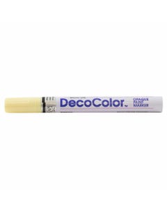 Cream Yellow Broad Line Opaque Paint Marker