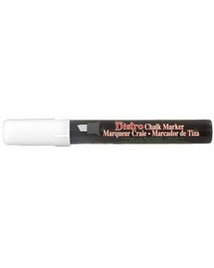 White Chisel Tip Chalk Marker