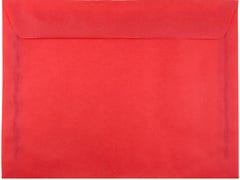 Primary Red Translucent 30lb 9 x 12 Booklet Envelopes