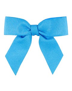 Turquoise 7/8 inch x 100 pieces Twist Tie Bows