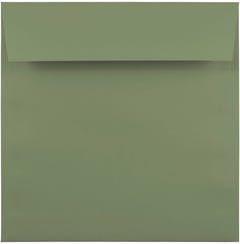 Olive Green 28lb 6 1/2 x 6 1/2 Square Envelopes